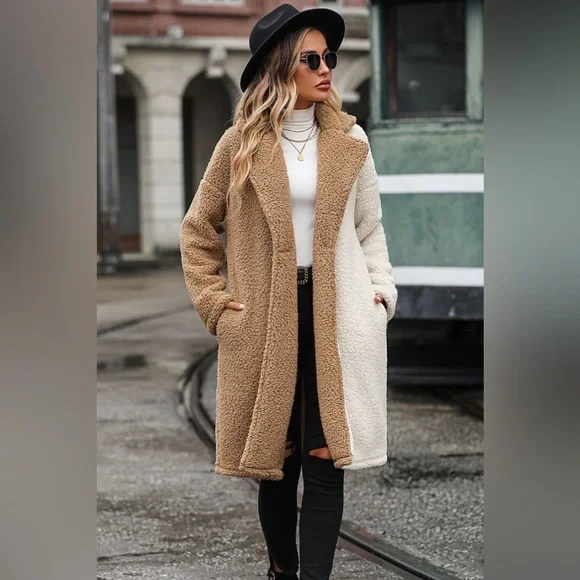 Sherpa duster coat best sale